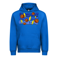 Cobalt Game day game day game day lightning bolt Urban Hoodie - HowdyJamesFarm