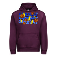 Mauve Wine Game day game day game day lightning bolt Urban Hoodie - HowdyJamesFarm