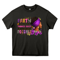 Asphalt Faith it does not make things easy Heavy Core Tee - RanaPortraitStore
