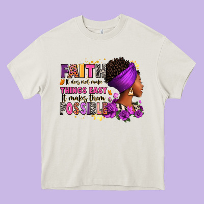 Heavy Core Tee Faith it does not make things easy