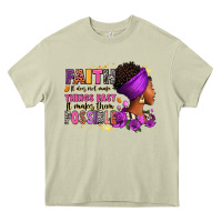 Mossy Faith it does not make things easy Heavy Core Tee - RanaPortraitStore