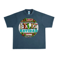 Midnight Navy Christmas feliz navidad Urban Heavy Tee - Artiststas