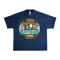 Navy Christmas feliz navidad Urban Heavy Tee - Artiststas