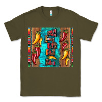Army Green fiesta with pepper Classic Tee - Artiststas