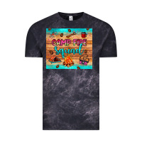 Cloud Black camp fire squad Vintage Tee - JahusDesignShop