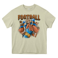 Mossy Football life afro girl sneakers Heavy Core Tee - RanaPortraitStore