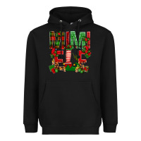 Black Christmas Mimi Elf Heavyweight Hoodie - BundleAndBundleShop
