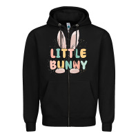 Black little bunny malias Zipper Hoodie - MaliasSmallBusiness