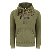 Vintage Olive ınked mama Vintage Hoodie - CowhideDigitalArt