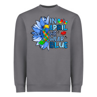 Storm in april we wear blue sunflower Heavyweight Sweatshirt - Artiststas