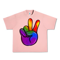 Salmon pride peace hand Urban Heavy Tee - JahusDesignShop