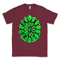Burgundy green gemstone Classic Tee - RanaPortraitStore