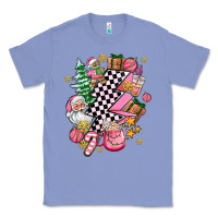 Colony Blue pink christmas lightning bolt Classic Tee - AdoDesignShop