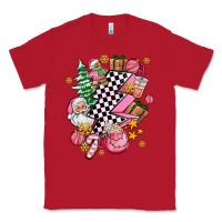 Red pink christmas lightning bolt Classic Tee - AdoDesignShop