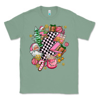 Sage pink christmas lightning bolt Classic Tee - AdoDesignShop