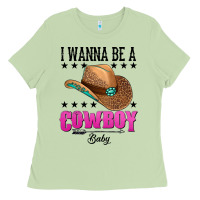 Matcha i wanna be a cowboy baby Ladies Tee - AdoDesignShop