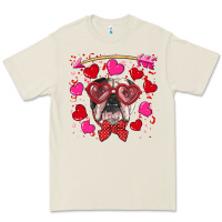 Bone Valentine's day  english bulldog Premium Tee - RanaPortraitStore