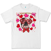 White Valentine's day  english bulldog Premium Tee - RanaPortraitStore
