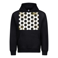 Black distressed soccer pattern Urban Hoodie - TumblerDesignByShophia