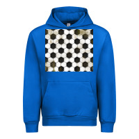 Cobalt distressed soccer pattern Urban Hoodie - TumblerDesignByShophia