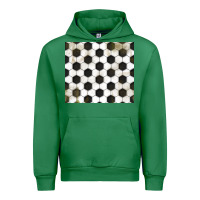 Emerald distressed soccer pattern Urban Hoodie - TumblerDesignByShophia