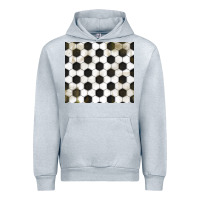 Heather Grey distressed soccer pattern Urban Hoodie - TumblerDesignByShophia