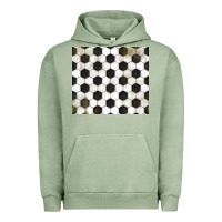 Pigment Oil Green distressed soccer pattern Urban Hoodie - TumblerDesignByShophia