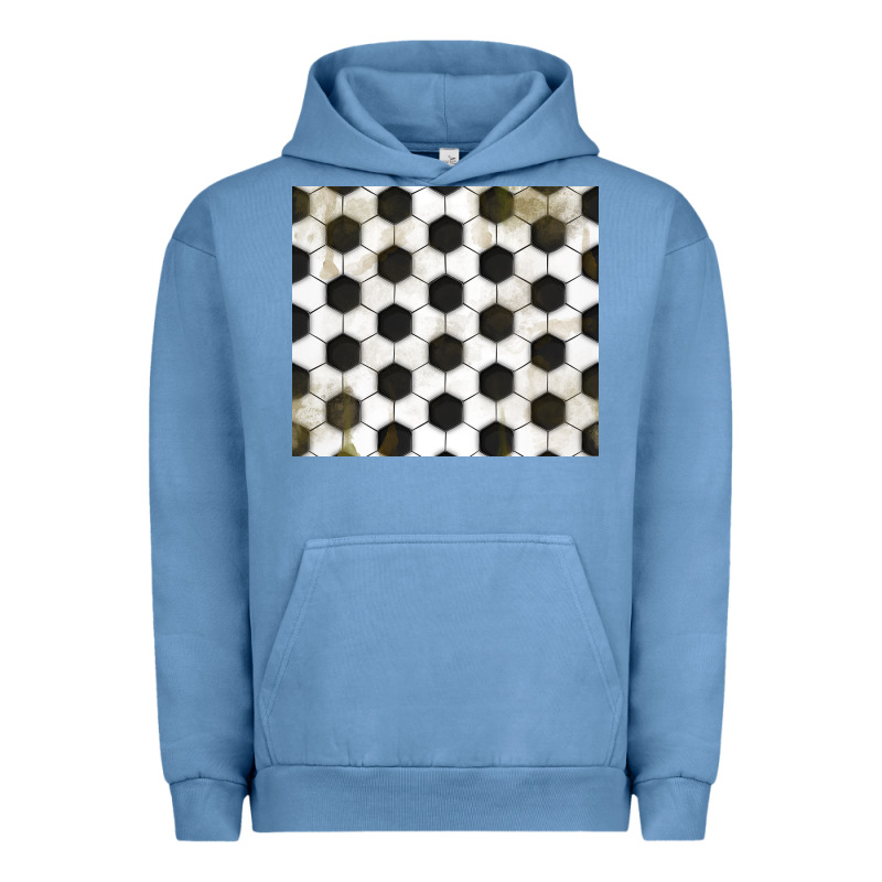 Distressed Soccer Pattern Urban Hoodie by TumblerDesignByShophia | Teevron