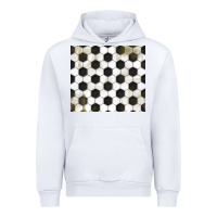 White distressed soccer pattern Urban Hoodie - TumblerDesignByShophia