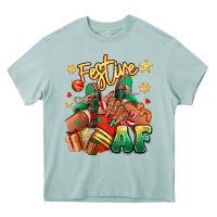 Arona Festive af Christmas black girl sneakers Heavy Core Tee - RanaPortraitStore