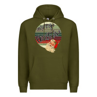 Army Green Merry Christmas Vintage Retro Premium Hoodie - Bettercallsaul