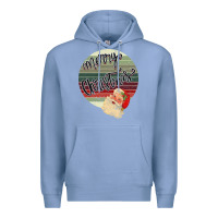 Colony Blue Merry Christmas Vintage Retro Premium Hoodie - Bettercallsaul
