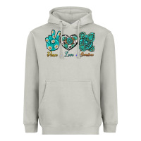 Moon Dust Peace Love Gemstone Heavyweight Hoodie - BundleAndBundleShop