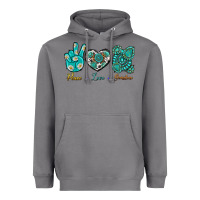 Storm Peace Love Gemstone Heavyweight Hoodie - BundleAndBundleShop