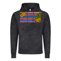 Vintage Black usa sunflower and cactus license plate Vintage Hoodie - HRA Design Shop