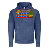 Vintage Denim usa sunflower and cactus license plate Vintage Hoodie - HRA Design Shop