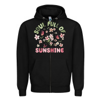 Black soul full of sunshine Zipper Hoodie - MaliasSmallBusiness