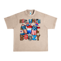 French Oak red white boozy Urban Heavy Tee - AdoDesignShop