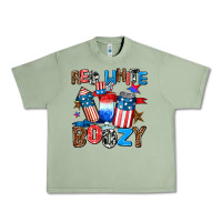 Oil Green red white boozy Urban Heavy Tee - AdoDesignShop