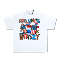 White red white boozy Urban Heavy Tee - AdoDesignShop
