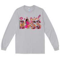 Moon Dust girl boss afro black woman Long Sleeve Tee - NancyCooperArtShop