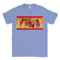 Colony Blue fiesta  license plate template Classic Tee - Artiststas