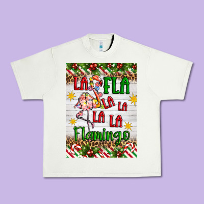 Christmas Fla La La La La La Flamingo Air Freshener Urban Heavy Tee Designed By Artiststas
