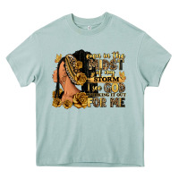 Arona Even in the midst of my storm afro woman Heavy Core Tee - RanaPortraitStore