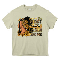Mossy Even in the midst of my storm afro woman Heavy Core Tee - RanaPortraitStore