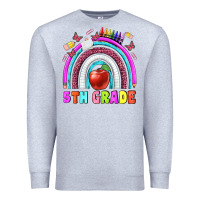 Heather Grey 5 th grade Premium Sweatshirt - BundleAndBundleShop