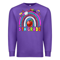 Purple 5 th grade Premium Sweatshirt - BundleAndBundleShop