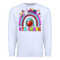 White 5 th grade Premium Sweatshirt - BundleAndBundleShop