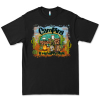Black camping is my happy place Premium Tee - BarkalooDesign