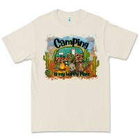 Bone camping is my happy place Premium Tee - BarkalooDesign